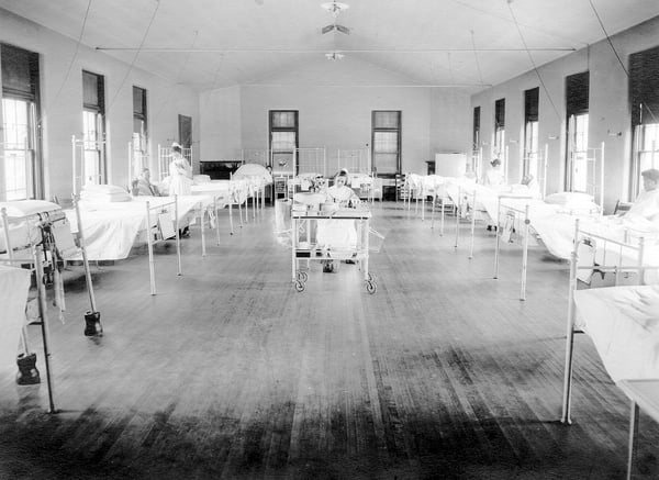 Hospital Beds in 1922