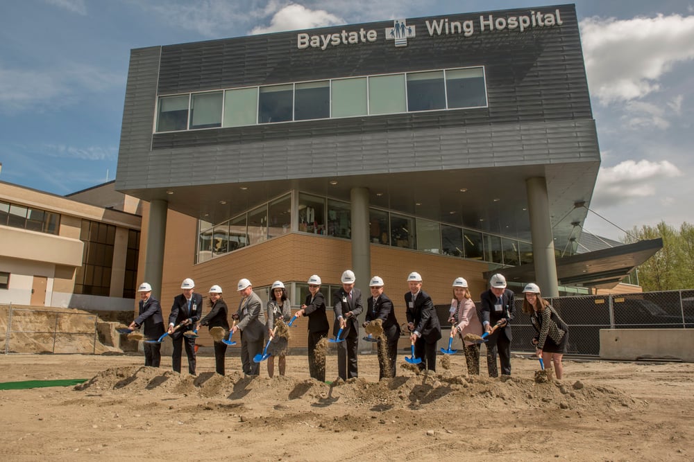 new emergency room at baystate wing hospital