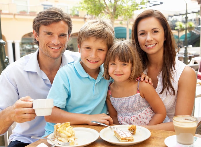 eating outside